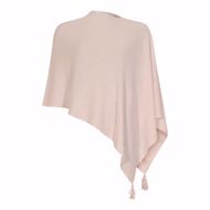 NILLE CASHMERE PONCHO ROSA