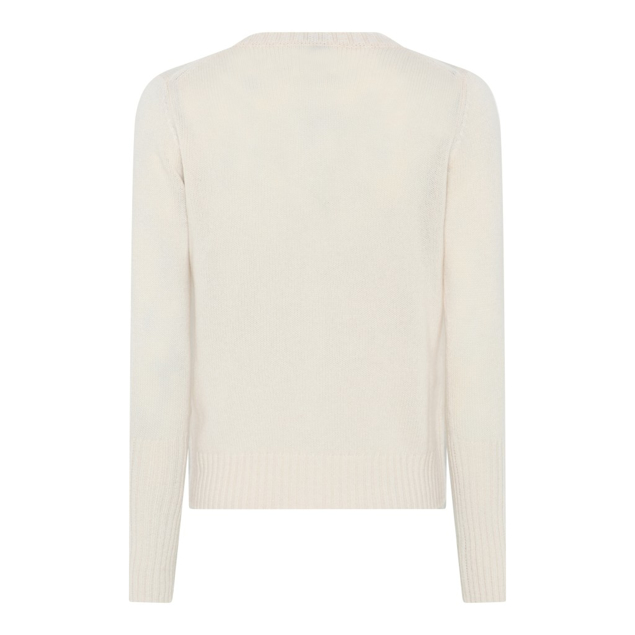 ALLUDE CASHMERE CARDIGAN OFF.WHITE