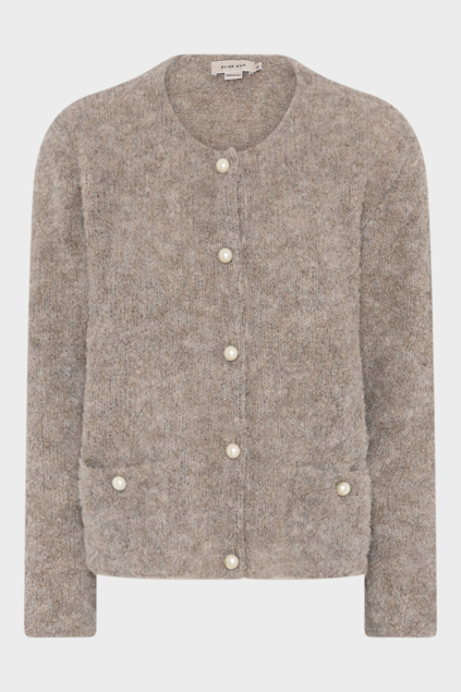 ELISE GUG CARDIGAN TAUPE