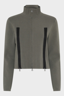 SARAH PACINI CARDIGAN OLIVEN