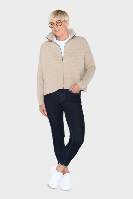 SARAH PACINI CARDIGAN SAND