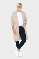 SARAH PACINI LANG CARDIGAN SAND