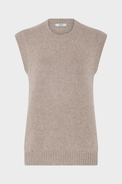 NILLE CASHMERE VEST BRUN