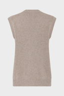 NILLE CASHMERE VEST BRUN